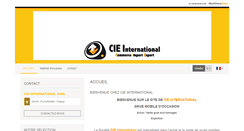 Desktop Screenshot of cie-international.com